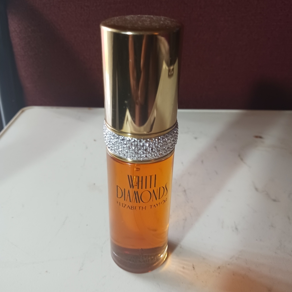 White Diamonds Perfume - Gold and Orange